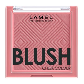 Lamel Blush Cheek Pink Color Mini - Natural, Lightweight, Smooth, Blendable Powder - Enhances & Defines Shapes & Features - Shading & Contouring - 4 Universal Shades - Cruelty Free - № 405 (Pink Blossom) - 3.8g / 0.13 oz