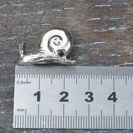 Snail Figurine, Snail Sculpture, Handmade, in Fine Pewter, by William Sturt.