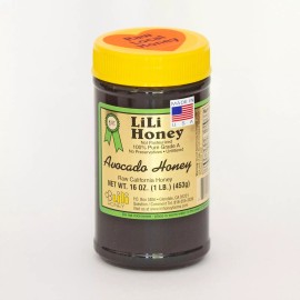 Lili Farms California Raw Avocado Honey 16 Oz  453g Pure 100% Natural Grade A Gift Wrapped