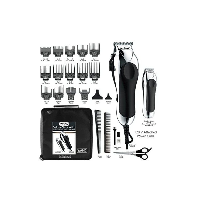 Wahl - Kit completo de corte de pelo 79524-5201 Chrome