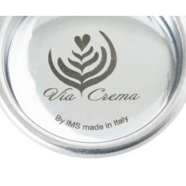 VIA CREMA Espresso Machine Cleaning Blind Filter Backflush Disc by IMS, 58-Millimeter Backflush Insert, Metal