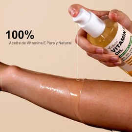 Yoken Aceite De Vitamina E 237 Ml(8 Oz Fl)Aceite De Vitamina E Orgánico Para La Piel. Aceites Vitamínicos Para Cicatrices, Cabello, Rostro, Uñas Y Cuero Cabelludo. Aceite Perfecto Para Baño Y Cuerpo.