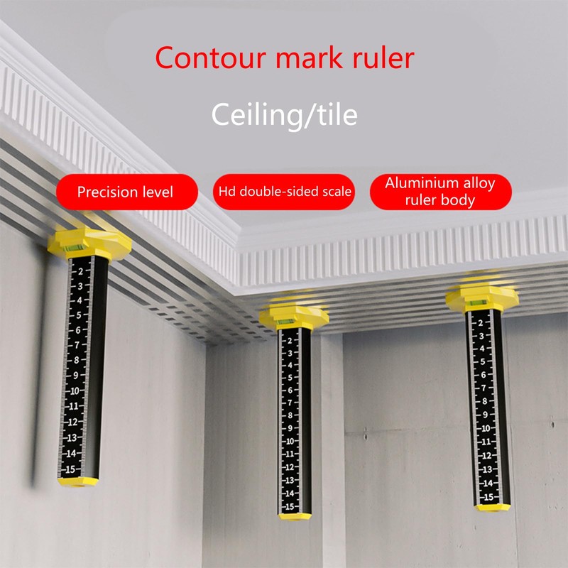Hqkfuybl Light Steel Leveling Artifact Ceiling Leveling Special Ruler Equal