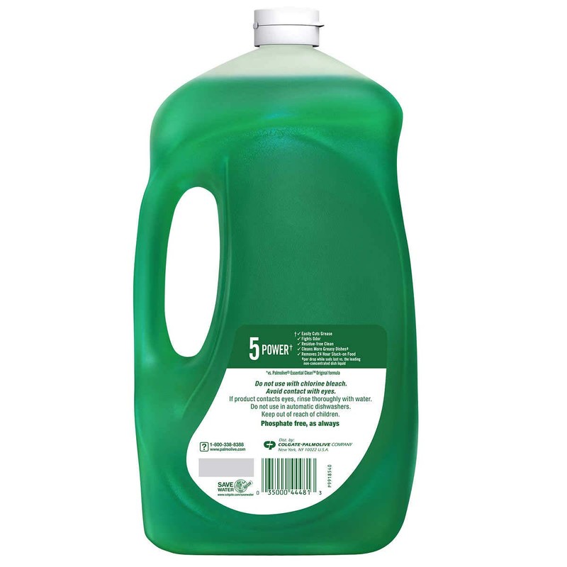 Palmolive Original Dish Detergent Liquid Green Plastic JUG RP 102