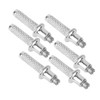 Kisangel 6pcs Replaceable Carbon Steel Alpenstock Rod Tips Climbing Accessories