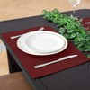 Rinpon Linen Placemats Set of 8, Machine Washable, Heat Resistant,