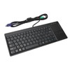 Industrial Keyboard Touchpad Wired Connection X Scissor Foot Plug and