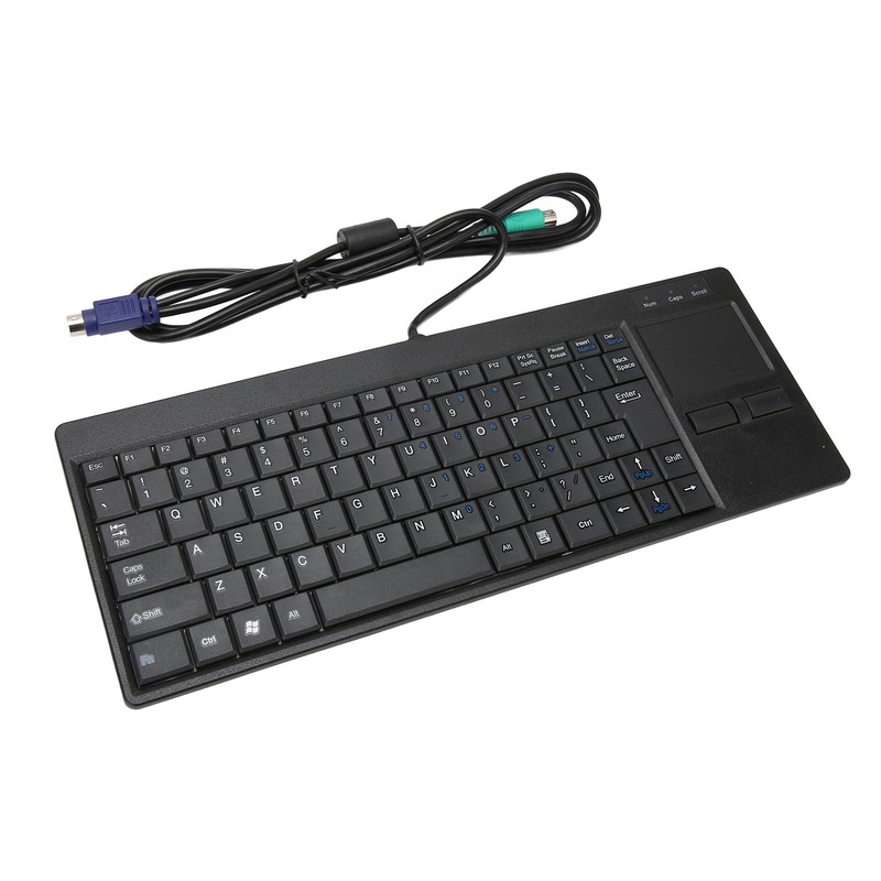 Industrial Keyboard Touchpad Wired Connection X Scissor Foot Plug and