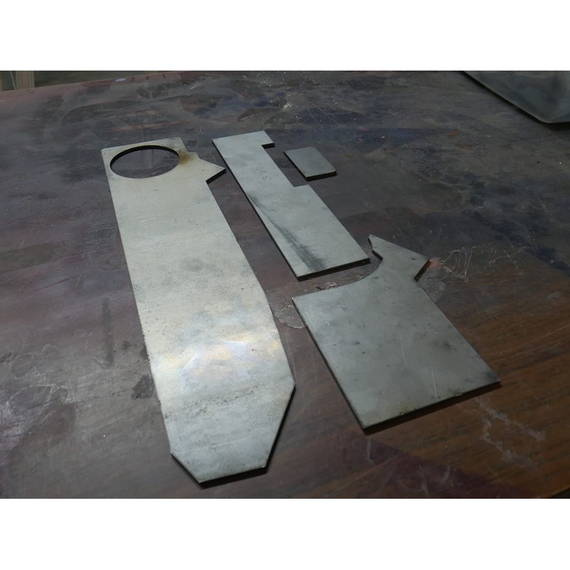 Generic YJ Front Frame Rust Repair Passenger Side, P0424