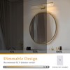 AIJIASI Gold Vanity Light - 24 Inch Modern Bathroom Light