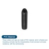 sourcing map 60Pcs Rubber End Caps, 3mm/0.12" ID Flexible Rubber