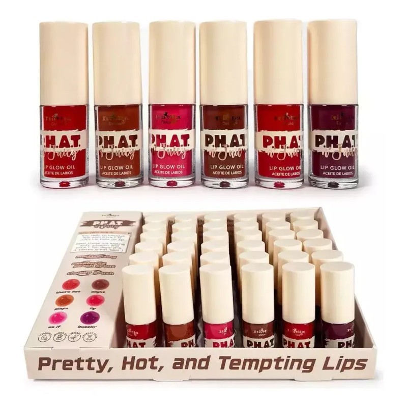 Italia Deluxe PHAT N Juicy Lip Oil Pack 6 Pz