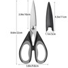 Kitchen Shears, Multipurpose Stainless Steel Kitchen Scissors with Cover, Utility