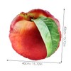 Operitacx Peach Shaped Plush Cushion Novelty Fruit Pillow for Sofa