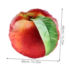 Operitacx Peach Shaped Plush Cushion Novelty Fruit Pillow for Sofa Bed Room Decor Creative Photography Props Comfortable Support Easy Maintenance