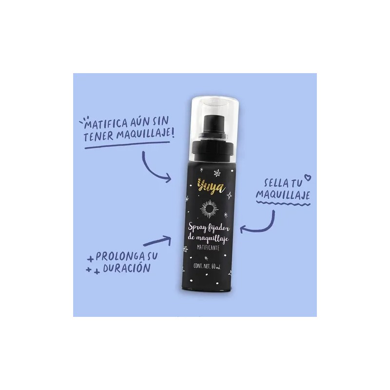Spray Fijador De Maquillaje Yuya 60ml Duración Y Sin Brillo