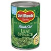 Del Monte Canned Fresh Cut Leaf Spinach, 13.5-Ounce (1-Can)