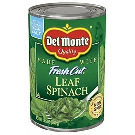 Del Monte Canned Fresh Cut Leaf Spinach, 13.5-Ounce (1-Can)