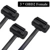 Duttek OBDII 1 to 3 Y Splitter Cable 2FT/60cm, Rihght