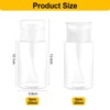 Pack of 4 200 ml Dispenser Bottles for Skin Care