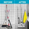 Broom Holder Wall Mount, 2 Pack Broom and Mop Organizer