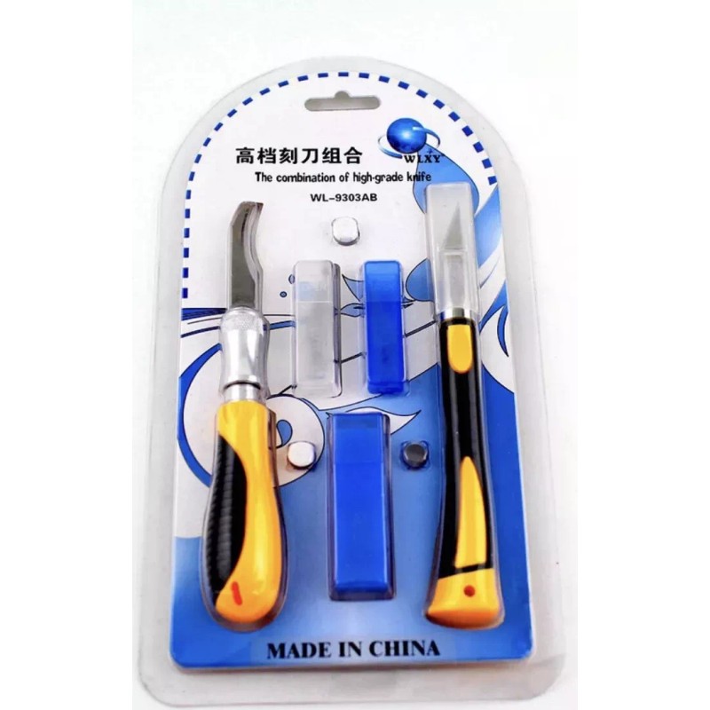 WXLY 15PC Blades Carving Knife Engraving Wood Cutting Hobby fruit