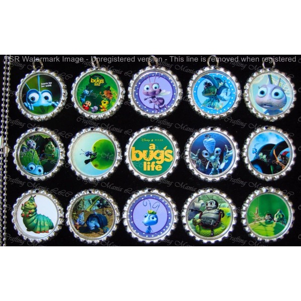 Crafting Mania LLC 15 A Bug's Life Silver Flat Bottle