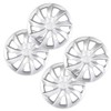 ECCPP 4PC Set 15 inch Silver Hubcap Wheel Cover OEM