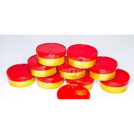 20MM / 13MM Dual/Single Tone Flip Top Seals[Caps] (20MM, Red-Gold, 1000)