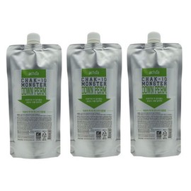 Acchoa Monster Chak 10 Self Down Perm Large Capacity Men's Side Head Press Root Magic Volume, 300ml, 3 pcs / 아초아 몬스터 착10 셀프 다운펌 대용량 남자 옆머리 누르기 뿌리 매직 볼륨, 300ml, 3개