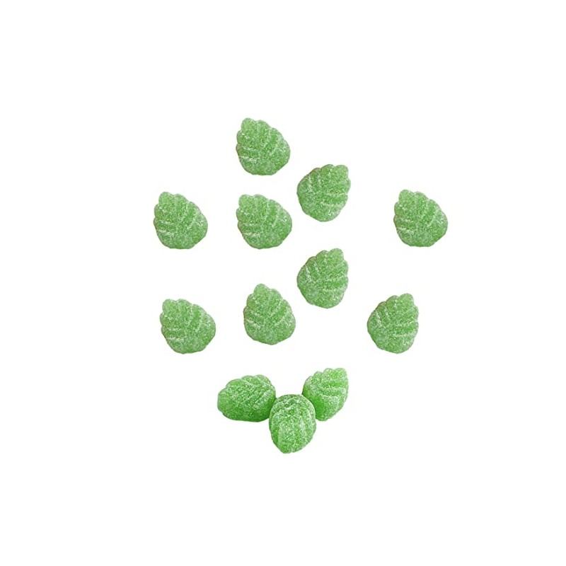 Fruidles Spearmint Leaves, Delicious Gummy Jelly Candy, Gluten-Free, Fun and