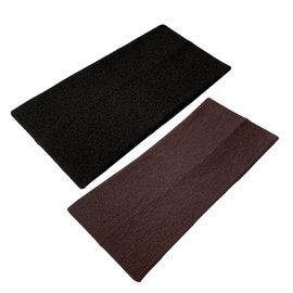 WESTEND CHOICE Extra Wide Headbands 11cm Plain Stretchy Kylie Head Band 2 Pack Unisex Bandeau Headbands for Women & Men Soft Hairbands Yoga Bandana Headband (Mixed set 2)