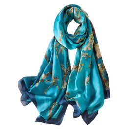 FAIRYGATE Womens Satin Scarf Silky Mulberry Scarves for Women Uk Womens Scarves Wraps Ladies Silky Designer Gifts for Older Women Head Scarfs Hair Bandana 79014