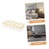 Operitacx Compartment Storage Box Makeup Tv Holder Acrylic Holder Desktop