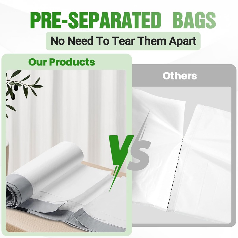 1.6 Gallon Code C 200 Count Heavy Duty Trash Bags