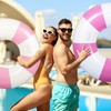 6 Pcs Large Swim Ring with Handles 47.24 Inch 35.43