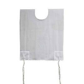 Zion Judaica Quality Mesh Tzitzit for Extra Large Adults 100% Polyester Summer Tzitzis For Men Certified Kosher Israel Import Sports Tsitsis for Camp Net Garment Talit Katan (Single, Size 28 2X Adult)