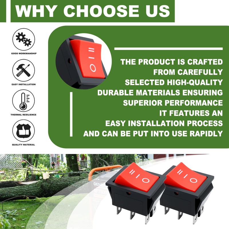 2-Pack On/Off Switch for Predator 7000/8750/9500W Gen 63086/63085/63087