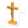 Crucifix Standing Jesus Cross Decoration Praying Religious Prayer Accessories Catholic