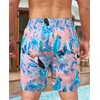 Milin Naco Mens Swim Trunks 7 Inch Inseam Compression Liner