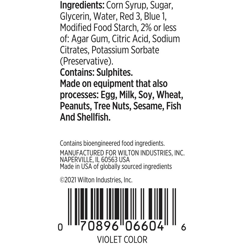 Wilton Gel Food Coloring, Highly Concentrated Gel-Based Icing Color for