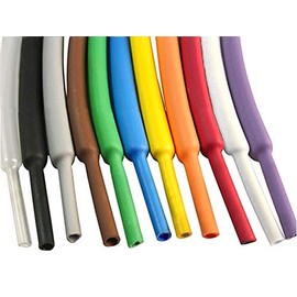 Electriduct 1/2" Heat Shrink Tubing 2:1 Shrinkable Tube Cable Sleeve - 10 Feet (Black)