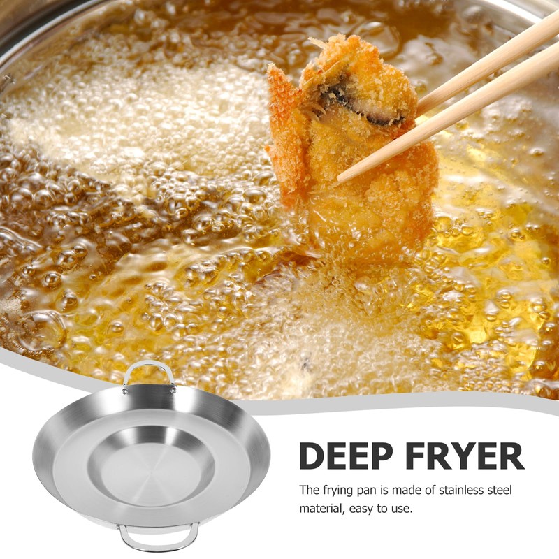 BESTonZON Concord Stainless Steel Comal Frying Bowl Cookware (19.6"), Mexican