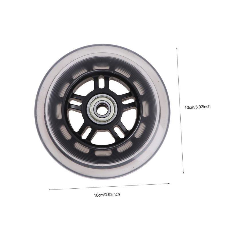 TEHAUX Roller Bag Replacement Wheels 4pcs 100mm Suitcase Caster Wheels