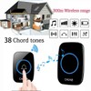 New Wireless Doorbell, Easy Installation, Waterproof, Adjustable Volume, 58 Chimes,