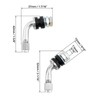 QWORK Tire Valve Stem Set, 8 Pieces 90 & 45
