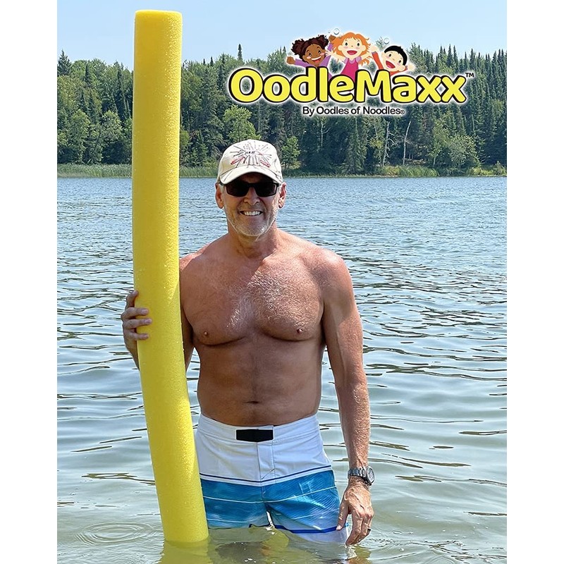 Oodles of Noodles OodleMaxx Giant Pool Noodle Yellow (Single)