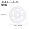 100Pcs Clear Plastic Flat Washers Load Spreading Transparent Foam Board