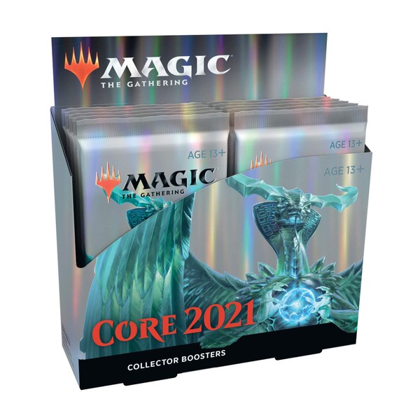 MTG Magic: the Gathering Basic Set 2021 (M21), Collector Booster Pack, Japanese Edition, 12 Packs (Box)