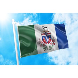 DMSE Yukon Canada Canadian Territory of Yukon South Sudan Sudanese Flag 3X5 Ft Foot 100% Polyester 100D Flag UV Resistant (3'X5' Ft Foot)